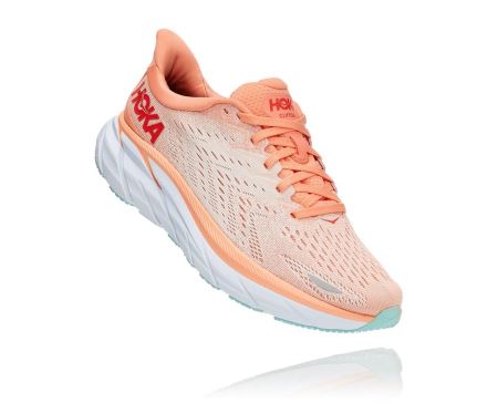 Hoka One One Clifton 8 - Tenis Corrida Largos Mulher Prateadas | PT-cQMtxXg